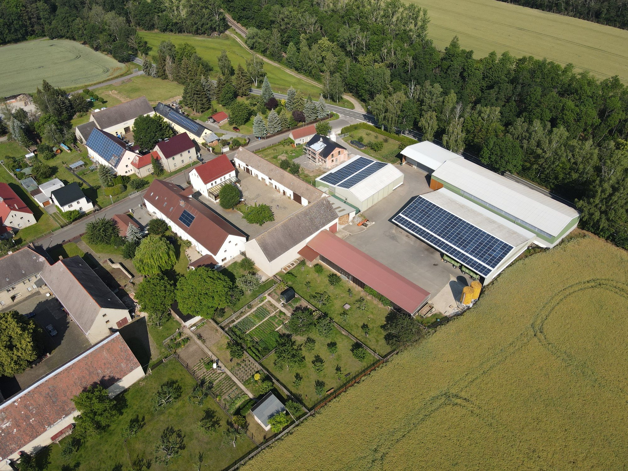 Luftbild Landgut Kretzschmar in Pirkau